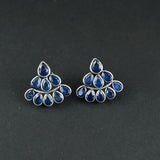 Oxidized Stone Studs