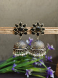 Oxidised Pearl Jhumka