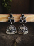Premium Quality Oxidised Ethnic Jhumka Earrings with Ghungroo | Sarichka