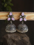 Premium Quality Oxidised Ethnic Jhumka Earrings with Ghungroo | Sarichka