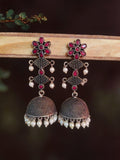 Oxidised Jhumka