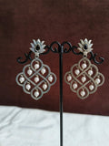 Oxidised Dangler Earrings