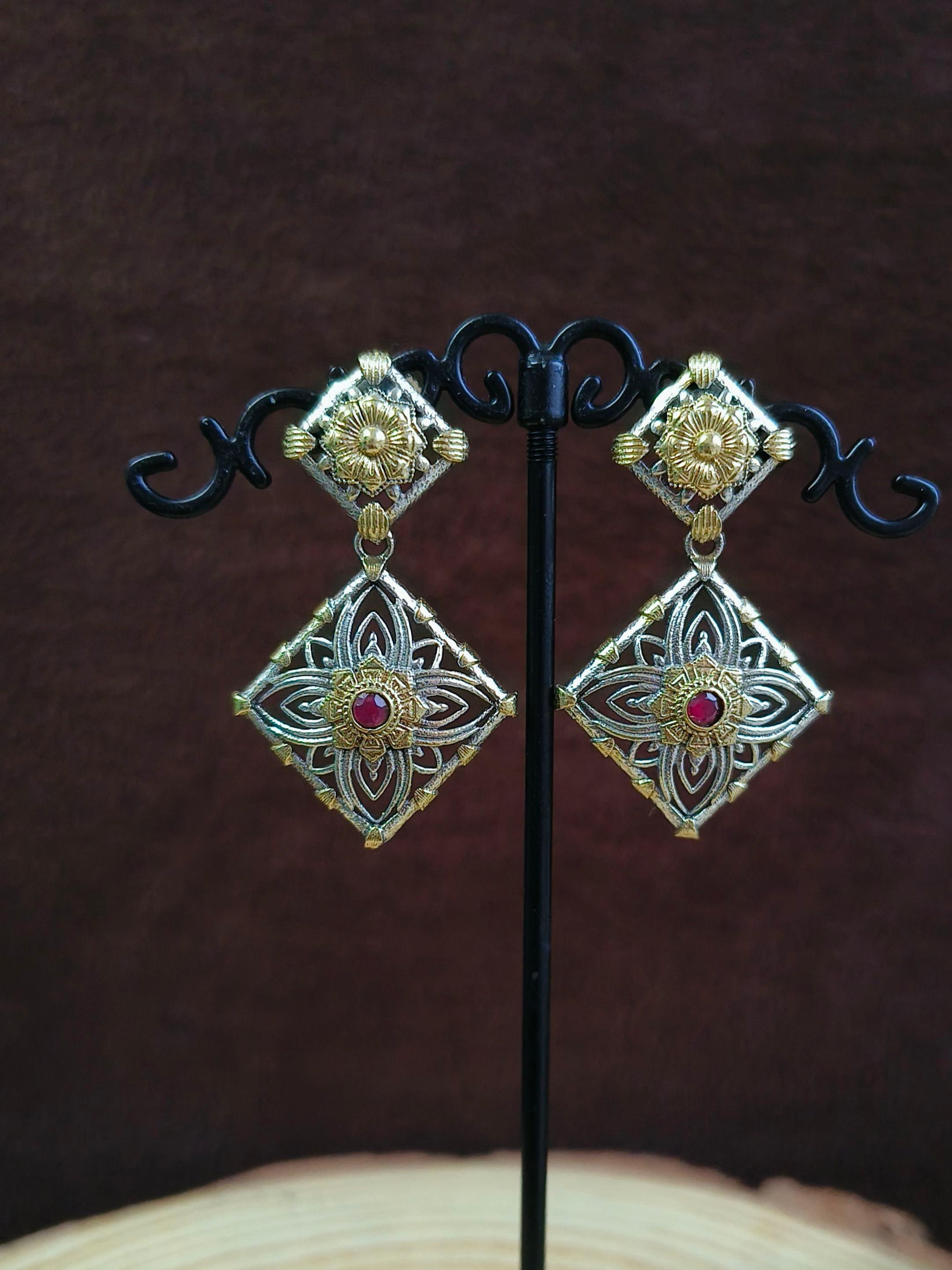 Oxidised Earrings