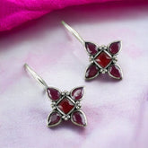 Daily Wear Oxidised Hook Earrings | Sarichka