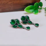 Daily Wear Oxidised Stud Earrings | Sarichka