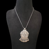 German Silver Daily Wear Chain Pendant Set | Sarichka