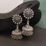 Traditional German Silver Jhumka Earring