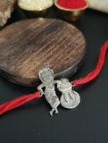 Silver Kanha Makhan Matki Rakhi for Kids | AMOLA
