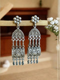 Navratri Special 925 Silver Dangler Earrings | Sarichka