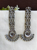 925 Silver Oxidised Festive Dangler Earrings | Sarichka