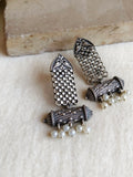 Oxidised Antique Statement Dangler Earrings | Sarichka Fashion
