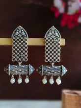 Oxidised Antique Statement Dangler Earrings | Sarichka Fashion