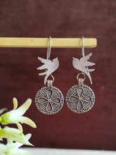 Silver Look Alike Sparrow Hook Earrings | Sarichka Fashion