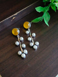 Premium Monalisa Oxidised Danglers with Stone Spark | AMOLA