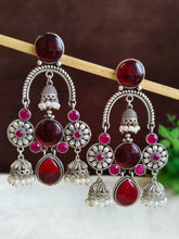 Antique Silver Ghungroo Jhumkas for Garba Glam | Sarichka Fashion