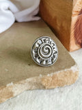 Antique German Silver Adjustable Spiral Ring | Sarichka