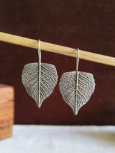 Oxidised Pan Shape Hook Earrings | Sarichka