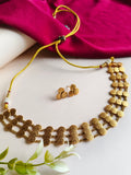 Three Layer Lakshmi Coin Temple Choker | Sarichka