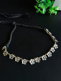 Floral Oxidised Thread Necklace Set | Sarichka