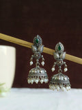 Oxidized Jhumka with Elegant Pearl Drops | Sarichka”