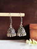 German Silver Jhumka Earrings