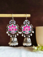 Oxidised hand-painted Jewelry| Sarichka