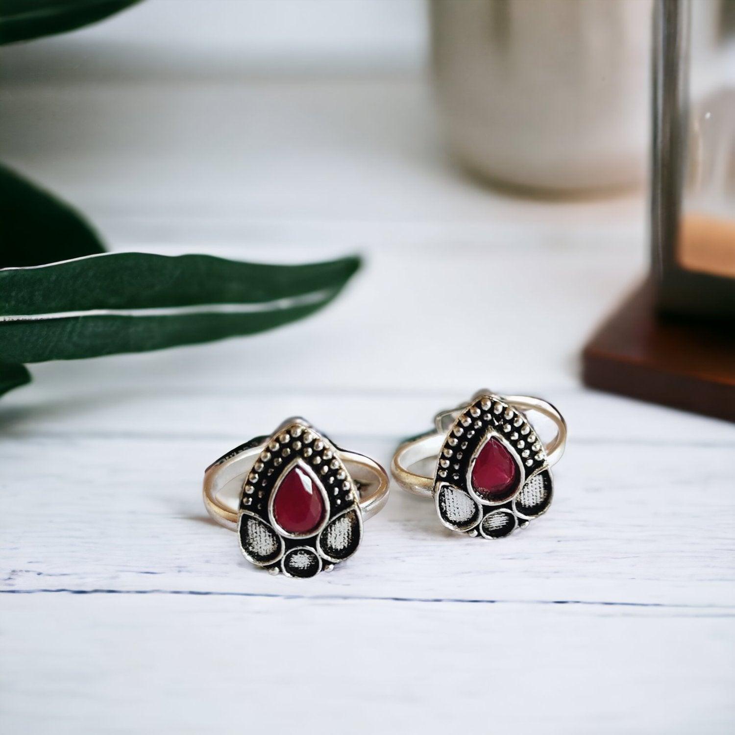 German Silver Toe Ring