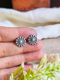 Classic Tiny Round Stud Earrings | Sarichka