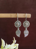 Elegant Silver Keri Hook Earrings | Sarichka