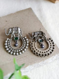 Silver Elephant Dangler Earrings | AMOLA