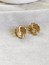 Elegant Golden Stud Earrings | Sarichka
