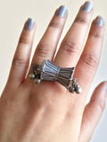 🔱 Oxidised Damroo Divine Adjustable Ring | Sarichka Fashion
