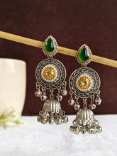 Traditional Dual-Tone kundan Jhumki