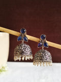 Traditional German Silver Jhumka | AMOLA