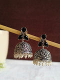 Traditional German Silver Jhumka | AMOLA
