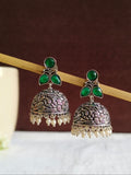 Traditional German Silver Jhumka | AMOLA