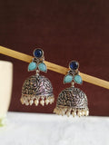 Traditional German Silver Jhumka | AMOLA