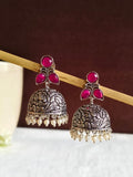 Traditional German Silver Jhumka | AMOLA