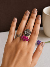 Brass Oxidized Finger Ring | AMOLA