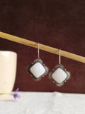 Silver looka like Oxidized Hook Earring | AMOLA