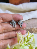 925 Silver Plated Ganesha Stud Earrings | Sarichka Fashion