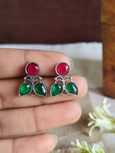 Tiny Oxidised Stud Earrings | Sarichka