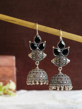 Monalisa Stone Oxidised Jhumki | Sarichka