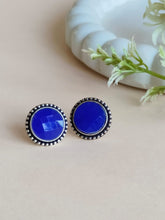 Replica Stone Oxidised Stud | Sarichka