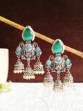 Shop Timeless Oxidized Jhumka with Stones for Special Occasions | AMOLA
