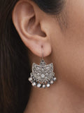 Boho Oxidised Hook Earrings | AMOLA