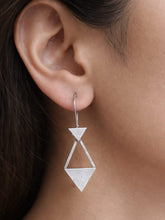 Elegant Silver-Plated Kite Hook Earrings | Sarichka
