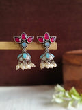 Oxidised Pearl Jhumki | AMOLA