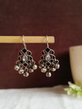 Elegant Oxidised Ghungroo Earrings| AMOLA