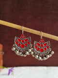 Traditional Enamel Chandbali Earrings | AMOLA